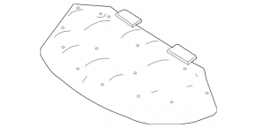 Mercedes W246 B250e 16-17 hood insulation