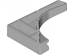 Trunk tray right Ford Escape MK3 13-19 titanium high sides type 1