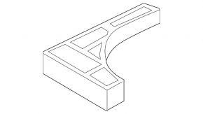 Trunk tray right Ford Escape MK3 13-19 titanium high sides type 1