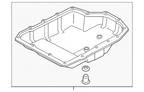 Mazda CX-50 23-26 automatic transmission oil pan