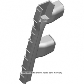 Front left door glass guide Chevrolet Cruze 16-