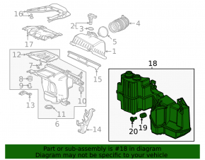 Air resonator Honda Civic XI FE/FL 22- 2.0