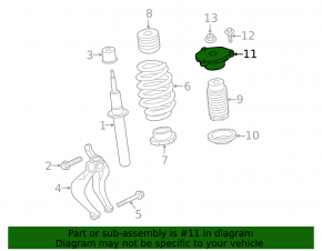 Front left shock absorber support Volvo XC60 18-24