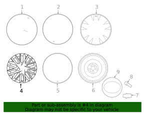 Wheel disk R17 Toyota Camry v70 18-20 chips