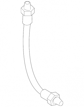 Rear left brake hose for Audi A6 05-11