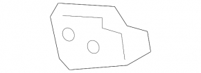 Rear center console air duct for Audi E-Tron 19-23