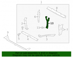 Subaru XV Crosstrek 13-17 Hood Lock Bar
