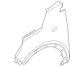 Front left wing Kia Sorento 16-20