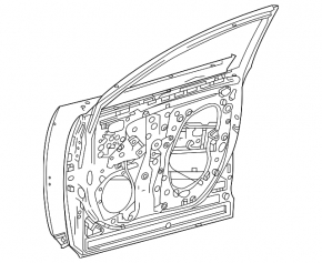 Lexus RZ 23-26 front left door