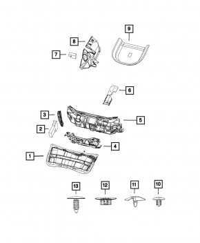 Chrysler 200 hood insulation 15-17