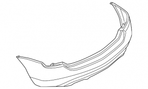 Bare rear bumper Nissan Murano z50 03-08