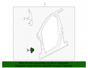 Central left wing bracket Audi Q5 8R 09-17