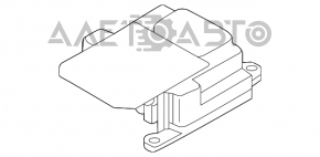 Nissan Murano Z52 15-16 SRS Airbag Computer Module