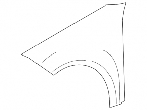 Front right wing Mercedes GLC 16-22