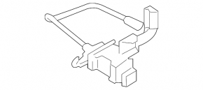 Ford Transit Connect MK2 13 Hood Release Lever - Under Hood, With Cable