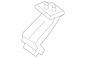 Bracket for the ambient air temperature sensor Ford Mustang mk6 15-