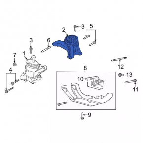Engine mount left Ford Explorer 20- 2.3T