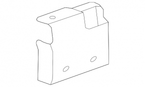 Front right upper wing bracket Jaguar F-Pace X761 17- center