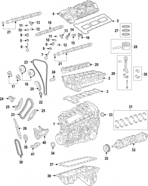 Camshaft Exhaust BMW 7 G11 G12 16-17 B58