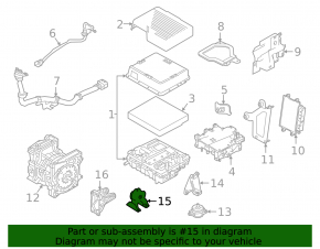 Rear engine mount Nissan Leaf 18-