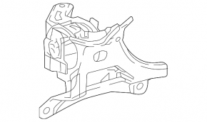 Left engine mount for Toyota C-HR 18-23 2.0