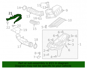 Hood seal for air intake Honda Insight 19-22