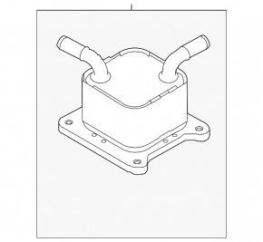 Infiniti QX50 19-25 engine oil cooler is pinched 8/10