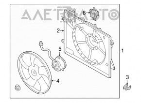 Hyundai Sonata 15-19 2.4 Cooling Fan Computer