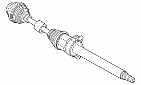 Front right axle shaft BMW X1 F48 20-22 AWD
