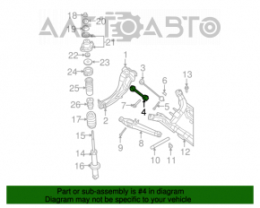 Rear right transverse control arm Jeep Compass 11-16