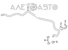 Stabilizer link rear right Acura MDX 14-20