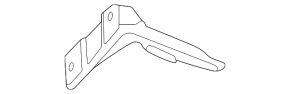 Right wing bracket VW Tiguan 22-24 lower