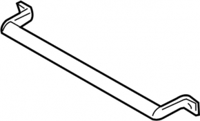 Infiniti FX35 FX45 03-05 front bumper reinforcement steel