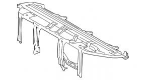 Rear seat frame 2nd row lower Toyota Prius 50 Prime 17-19 under battery