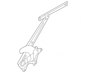 Window lifter mechanical rear right Nissan Versa 12-19 usa