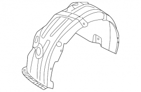 Front left fender liner for Kia Optima 16-18