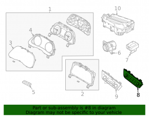 Climate control Hyundai Sonata 20-22 manual