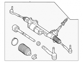 Steering rack Mercedes X167 GLS 450 580 20-26