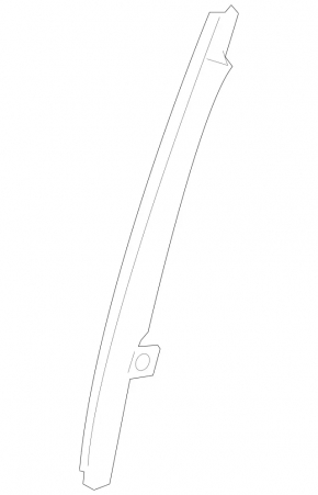 Mercedes W221 rear right side door trim with chrome trim