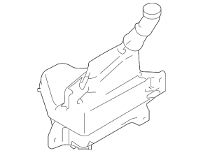 Mazda6 09-13 washer reservoir without cap and sensor