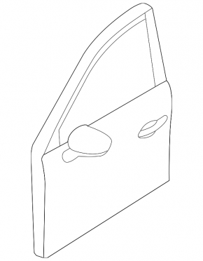 Door bare front left Mazda CX-5 13-16