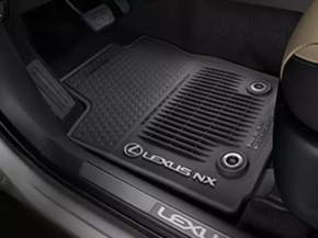 Set of floor mats Lexus NX200t NX300 NX300h 15-20 black, rubber, type 1