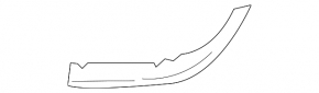 Front right headlight molding for Volkswagen Arteon 19-23