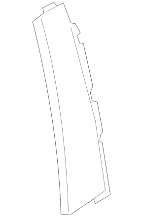 Door trim side rear left Audi A6 C8 19- front