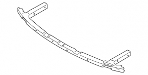 Lower front bumper reinforcement for BMW 5 G60 24-25