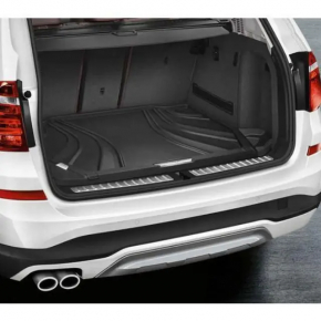 BMW X3 F25 11-17 trunk mat, black rubber
