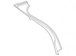 Trunk lid trim right BMW 3 G20 19- on the body