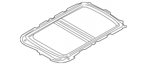 Hatch mechanism frame Mini Cooper F56 3d 14-24