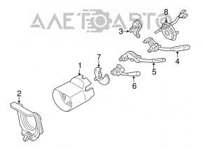 Mercedes W211 steering column control