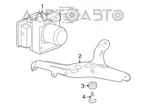 ABS Honda Accord 2013-2015 prerest hybrid